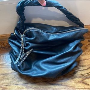Black Marciano Leather Bag